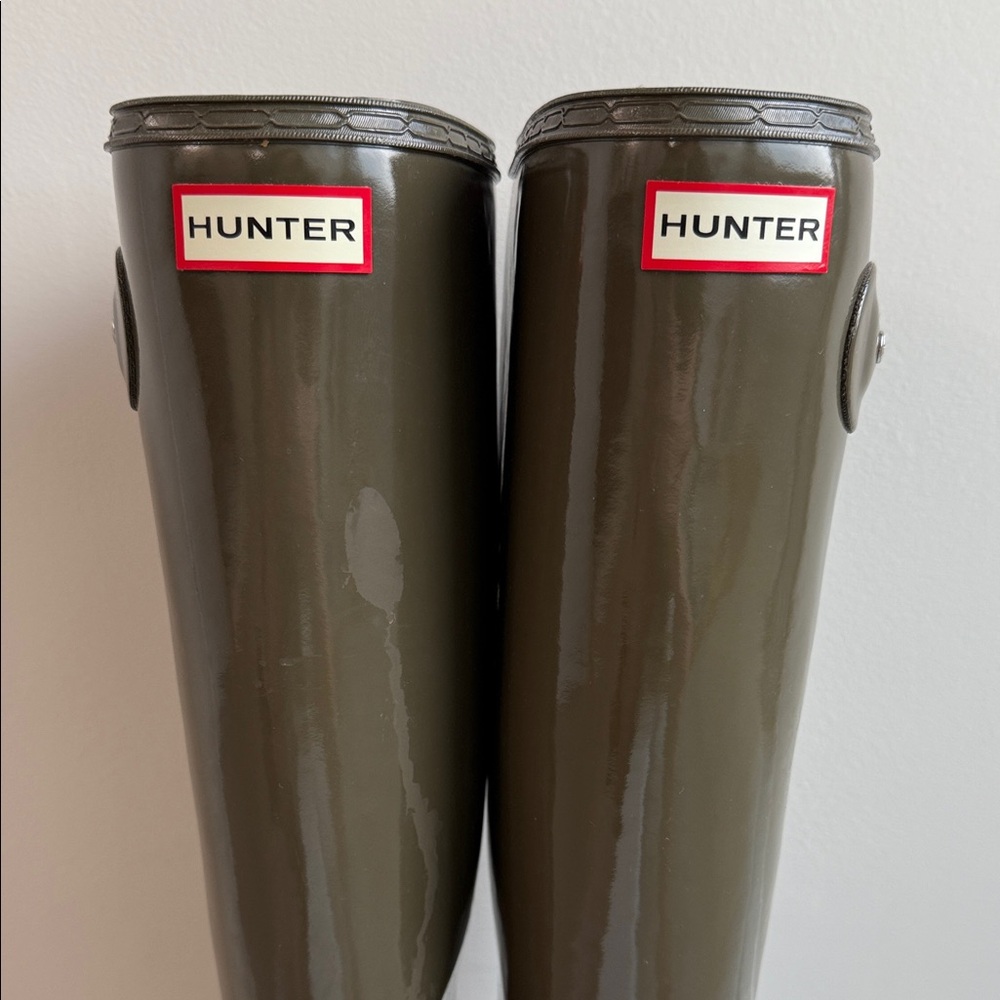 Hunter Dark Green Rain Boots